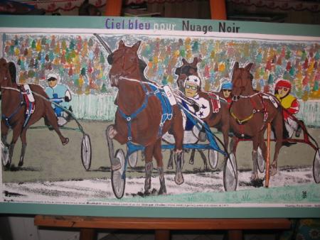 Course de Cheveaux Nuage Noir à Vincennes
