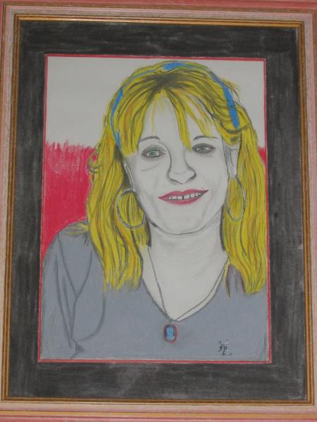 Coucou Dessin au Fusain au Format de 30X40